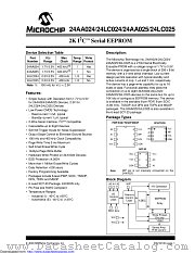 24LC025T-E/ST datasheet pdf Microchip