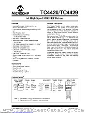 TC4429VPA datasheet pdf Microchip