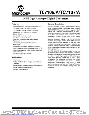 TC7106IKW713 datasheet pdf Microchip