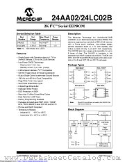 24AA02H-I/SN datasheet pdf Microchip