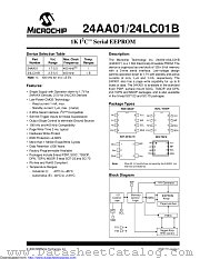 24LC01BHT-E/SN datasheet pdf Microchip