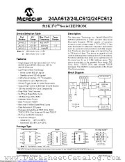 24LC512T-I/SN datasheet pdf Microchip