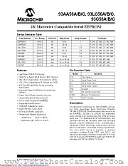 93C56BT-E/MNY datasheet pdf Microchip