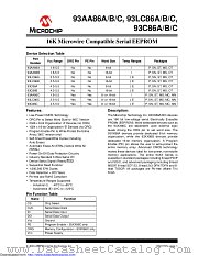 93AA86A-I/SN datasheet pdf Microchip