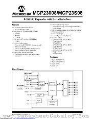 MCP23008T-E/SO datasheet pdf Microchip