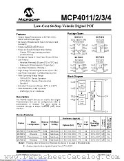 MCP4011-503E/SN datasheet pdf Microchip