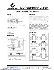 MCP6G04T-E/SL datasheet pdf Microchip