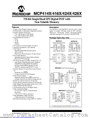 MCP4262T-503E/UN datasheet pdf Microchip