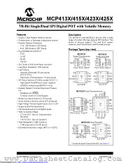 MCP4232-104E/MF datasheet pdf Microchip
