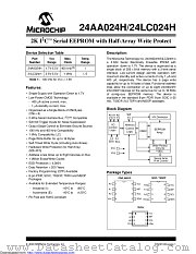24LC024HT-I/SN datasheet pdf Microchip