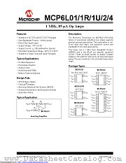 MCP6L02 datasheet pdf Microchip