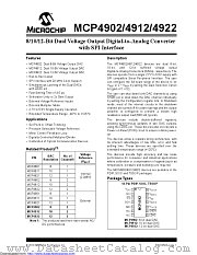MCP4902-E/ST datasheet pdf Microchip