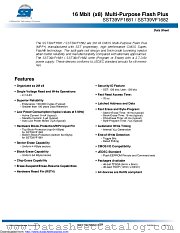 SST39VF1682-70-4C-B3KE datasheet pdf Microchip