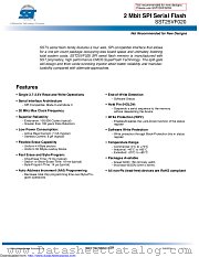 SST25VF020-20-4E-QAE datasheet pdf Microchip