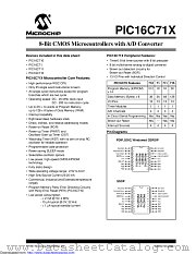 PIC16C712-04I/SOVAO datasheet pdf Microchip