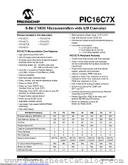 PIC16C74A-20I/PREL datasheet pdf Microchip