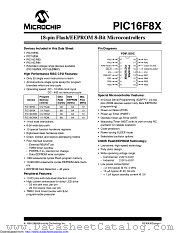 PIC16F84A-04I/SOVAO datasheet pdf Microchip
