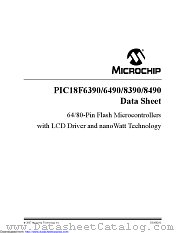 PIC18F6490-E/PT datasheet pdf Microchip