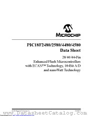 PIC18LF4580T-I/PT datasheet pdf Microchip