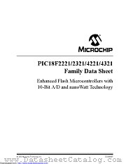 PIC18F2221T-I/SS datasheet pdf Microchip