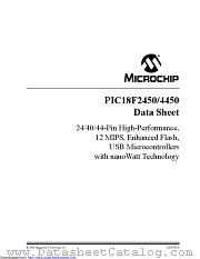 PIC18F2450-I/SP datasheet pdf Microchip