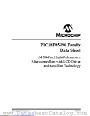 PIC18F63J90-I/PT datasheet pdf Microchip