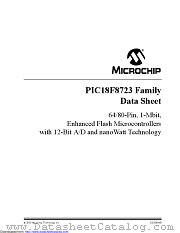 PIC18F6723-E/PREL datasheet pdf Microchip
