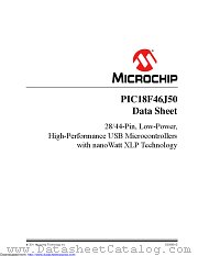 PIC18LF25J50-I/SO datasheet pdf Microchip