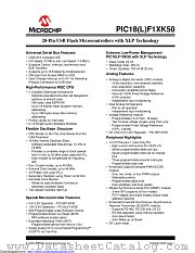 PIC18LF14K50-I/MQ datasheet pdf Microchip