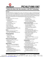 PIC16LF1566-I/MV datasheet pdf Microchip