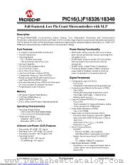 PIC16LF18326-E/SL datasheet pdf Microchip
