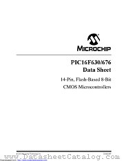 PIC16F630-E/ML datasheet pdf Microchip