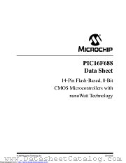 PIC16F688T-I/ST datasheet pdf Microchip