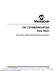 PIC12F508T-E/SN datasheet pdf Microchip