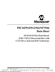PIC16F946T-I/PTVAO datasheet pdf Microchip