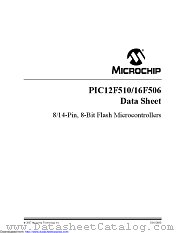 PIC12F510 datasheet pdf Microchip