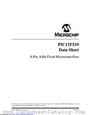 PIC12F519T-E/MC datasheet pdf Microchip