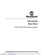 PIC16F526-E/SL datasheet pdf Microchip