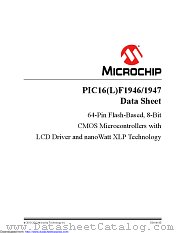 PIC16F1947T-I/MR datasheet pdf Microchip