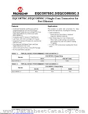 EQCO875SC.3-HS datasheet pdf Microchip