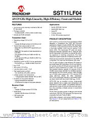 SST11LF04 datasheet pdf Microchip