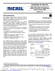KSZ8463 datasheet pdf Microchip