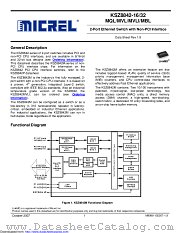KSZ8842-32MVL datasheet pdf Microchip