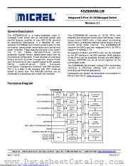 KSZ8895RQXCA-TR datasheet pdf Microchip