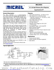MIC24054YJL-TR datasheet pdf Microchip