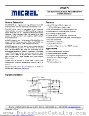 MIC2870YFT-TR datasheet pdf Microchip