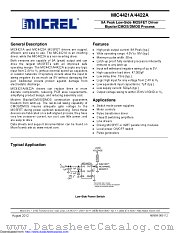 MIC4422A datasheet pdf Microchip
