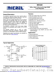 MIC5281-3.3YMME-TR datasheet pdf Microchip