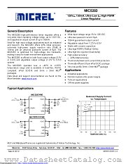MIC5283-5.0YME datasheet pdf Microchip