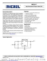 MIC5317-3.0YM5-T5 datasheet pdf Microchip
